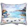 thumbnail image 1 of Boat & Sandpipers Extra Large Zippered Pillow 20x24, 1 of 2