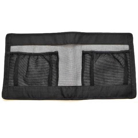 Boat Seat Back Storage Net Mesh | Black 28 x 14 Inch