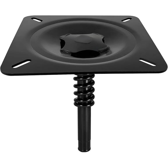 Boat Seat Base Pedestal Boat Seat Pin Mount Plated for 3/4 Marine Pedestal Post, Zinc Plated Steel Swivel Mount Compatible for Marine Pontoon & Jon Boats, 1Pack