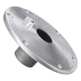 thumbnail image 1 of Boat Seat Base Plate - 9 Inch Round Aluminum Snap Lock Swivel Base | Fishing, Pontoon & Marine Boat Seats | Replacement & Additional Seating, 1 of 5