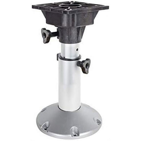 Boat Seat Pedestal Adjustable 13" - 19" Boat Accessories Seats Fishing Pole seat Pontoon Kayak Jon Chair Pedestal bass Boats Base Mount Swivel Aluminum Post Cushion Safety Equipment Slider