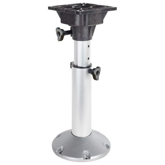 Boat Seat Pedestal Adjustable 18''-25'' boat accessories seats fishing pole seat pontoon kayak jon chair pedestal bass boats base mount swivel aluminum post cushion safety equipment slider