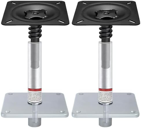 Boat Seat Pedestal Base Mount Kit Package with Lock in 3/4