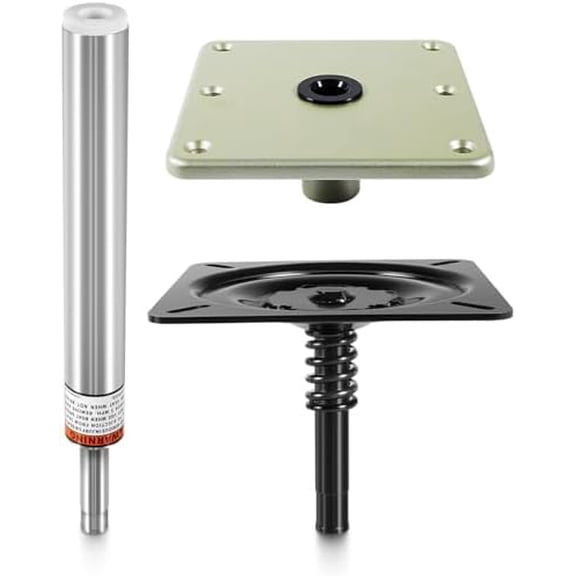 Boat Seat Pedestal Base Mount Kit for Fishing Boats - Includes 11" Boat Seat Pin Post, 7" x 7" Base Pedestal Plate & Mount$$Watercraft