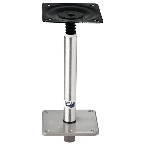 Boat Seat Pedestal Kit 11 Inch - 3/4" Swivel Marine Seat Post - Fishing Pontoon & Cruising Boat Seating - Lock 'N Pin System - Corrosion Resistant