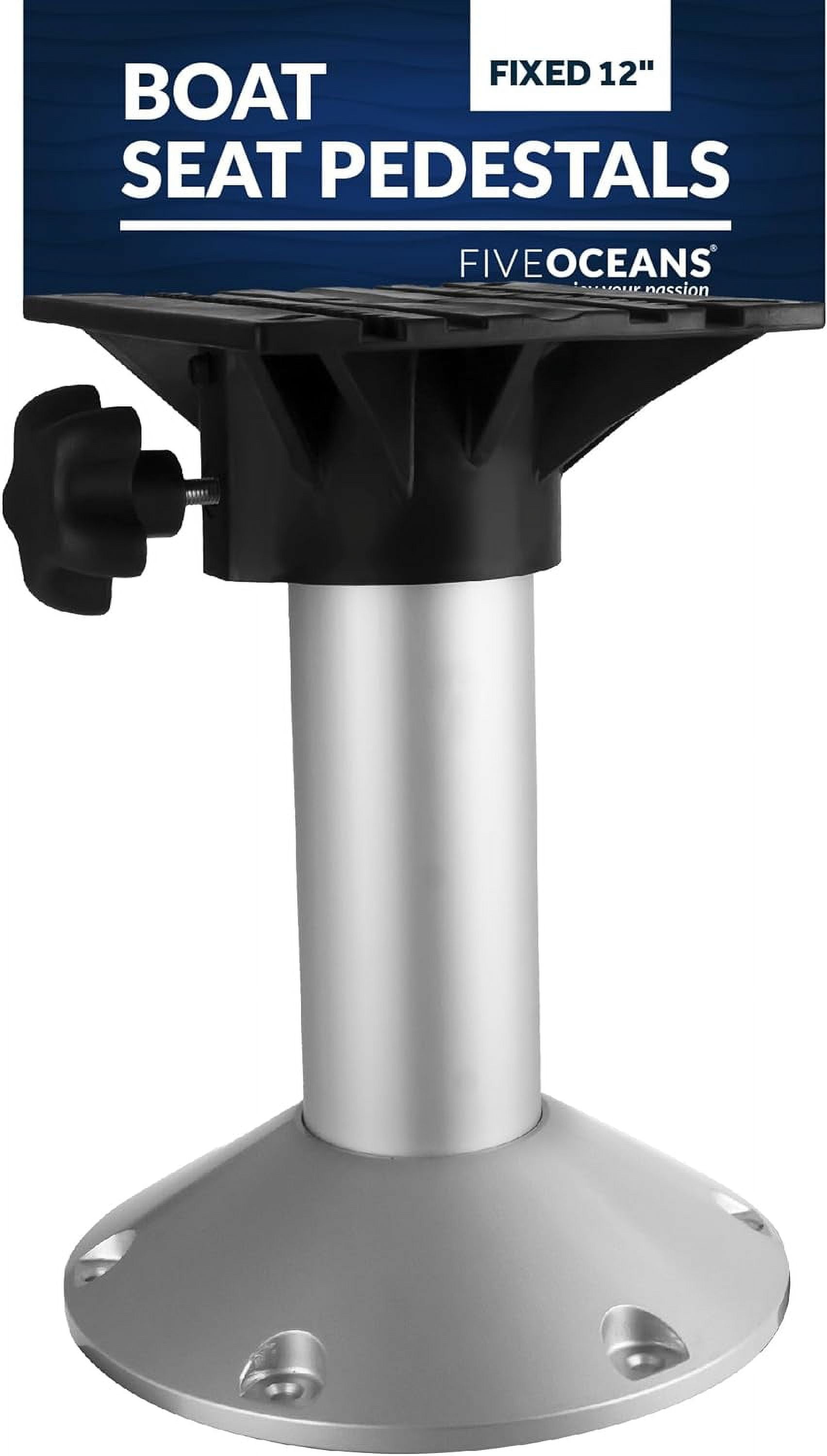 Boat Seat Pedestals, Pedestal Boat Seat Base, Fixed Height 12 Inches
