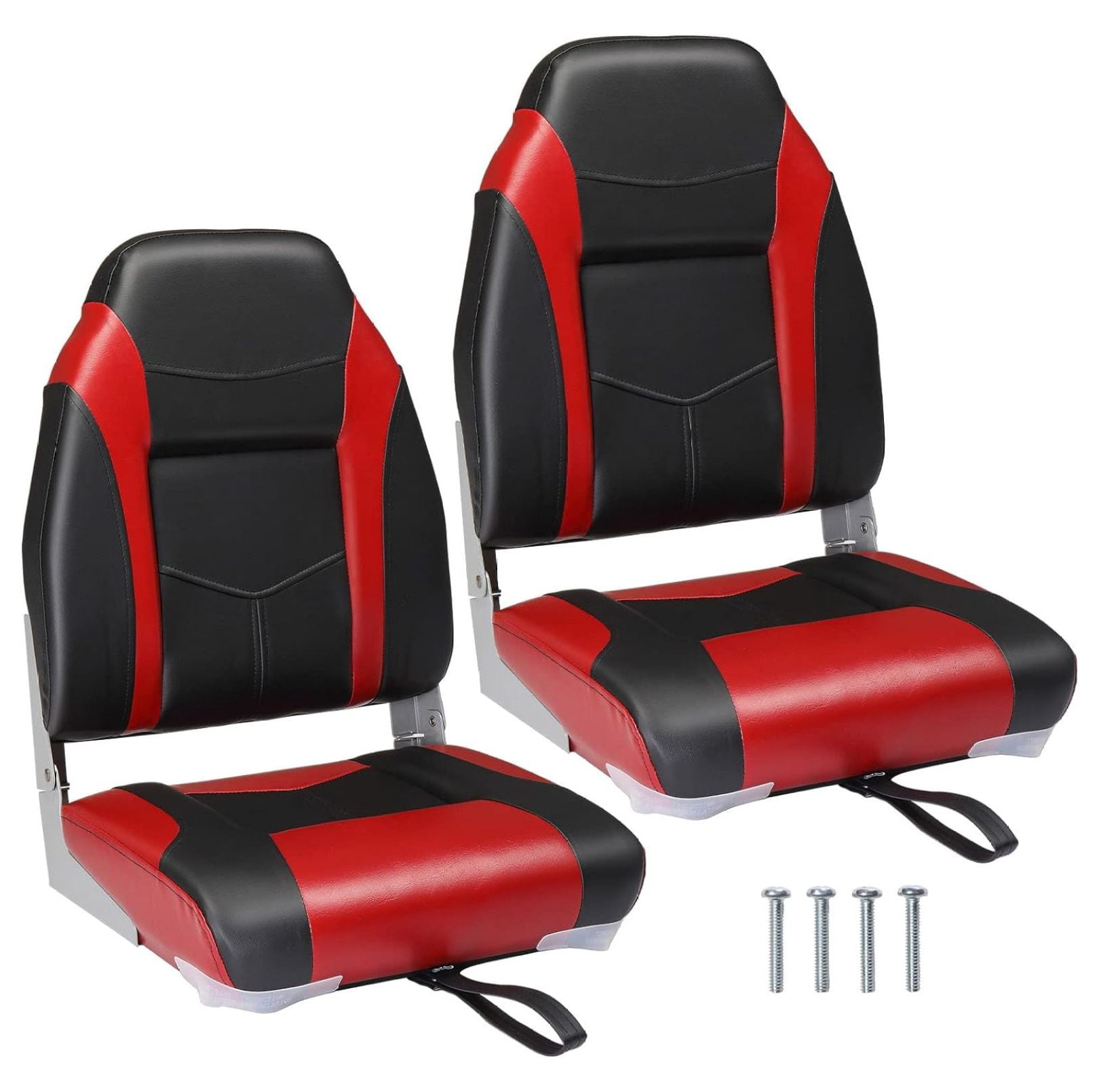 View of Boat Seats Low/High Back, Folding Boat Seats Included, Fold-Down ...