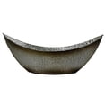 thumbnail image 1 of Boat Shaped Pewter Look Serving Bowl, 1 of 1