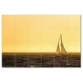 thumbnail image 1 of Boat Ship Ceramic Tile Mural Kitchen Backsplash Bathroom Shower, 400149-M64, 1 of 3