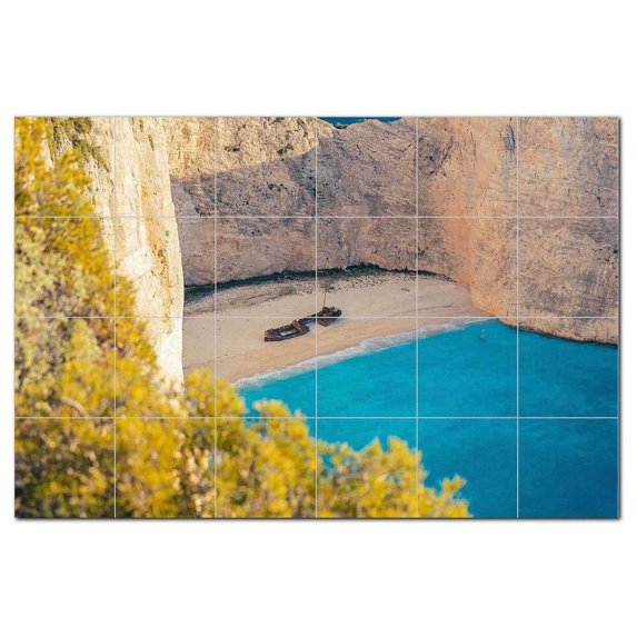 Boat Ship Ceramic Tile Mural Kitchen Backsplash Bathroom Shower, 400209-S64