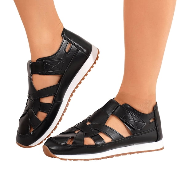 Boat Shoes for Women Lightweight Casual Slip on Loafers Comfortable Soft Sole Walking Shoes Moccasins Driving Shoes Black Size 7.5