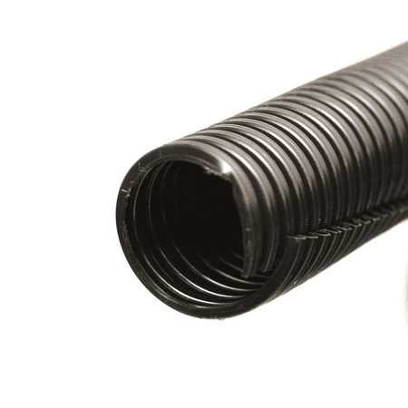 Boat Split Wire Loom| 1 Inch Black Plastic (100FT)