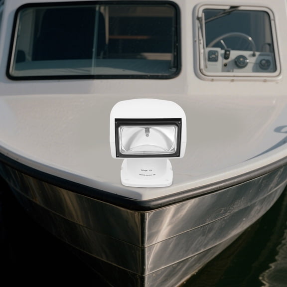 Boat Spotlight with Remote Control, Yacht Searchlight, 12V 100W Searchlight for Boat
