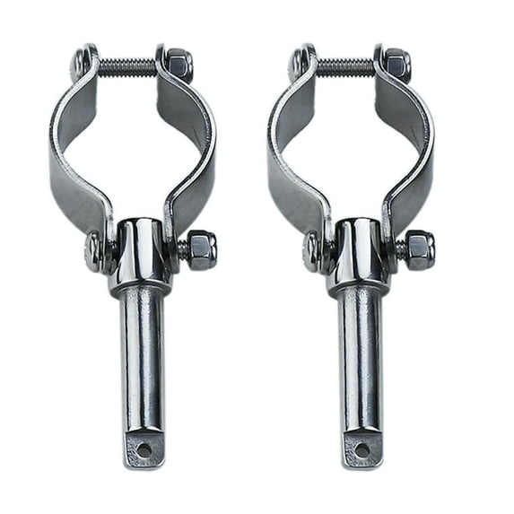 Boat Stainless Steel Row Lock Side Mount Line Oar Lock Socket
