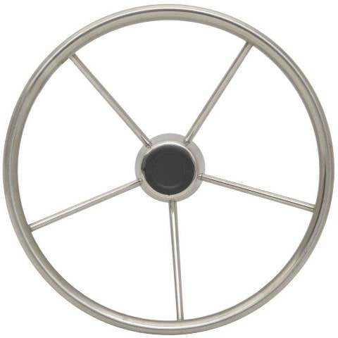 Boat Steering Wheel 1525 | Stainless Steel 15 Inch 5 Spoke