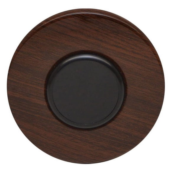 Boat Steering Wheel Center Cap | 3 1/2 Inch Plastic Woodgrain