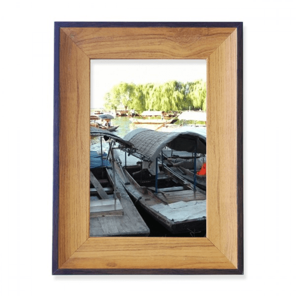 Boat Stop Photo Frame Exhibition Display Art Desktop Painting