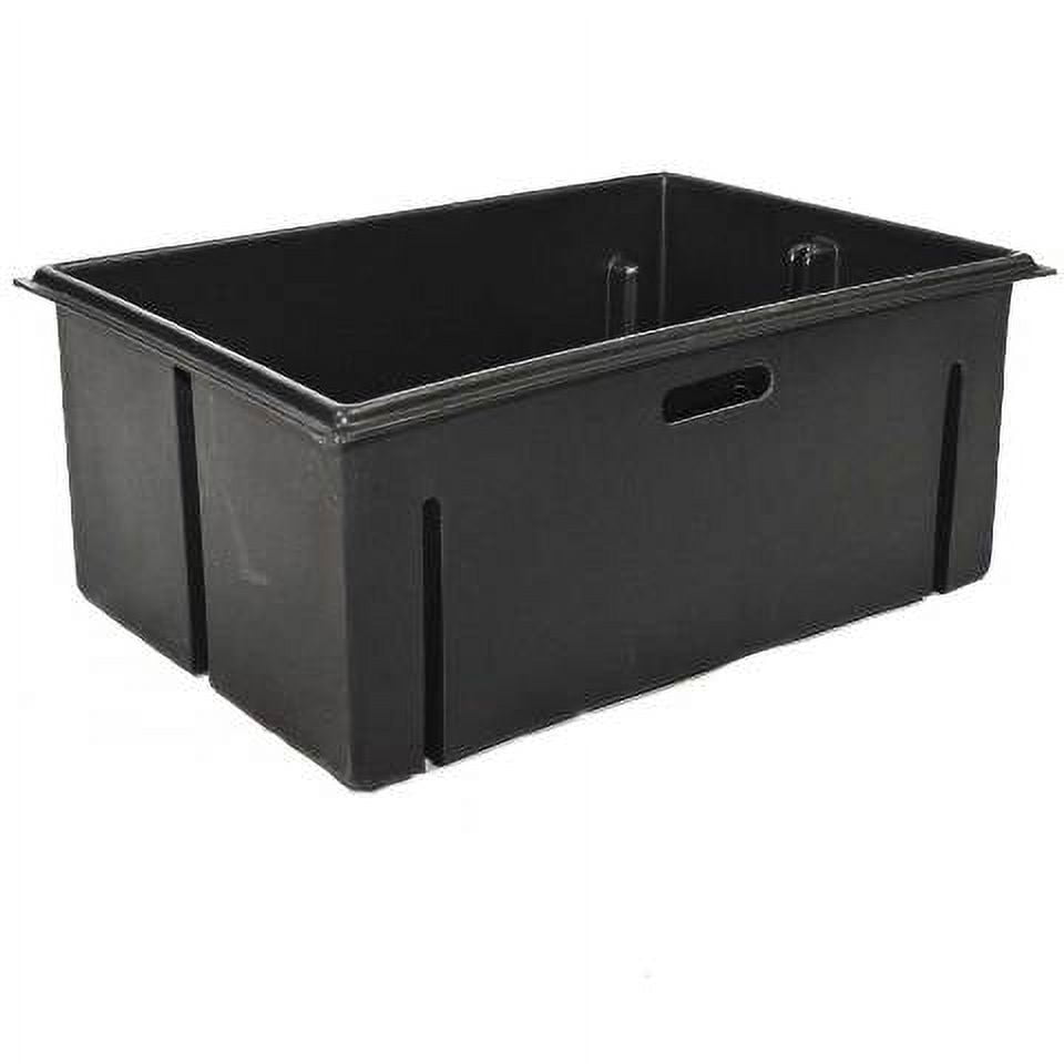 Boat Storage Bin | 26 1/2 x 18 5/8 Inch Black Polyethylene