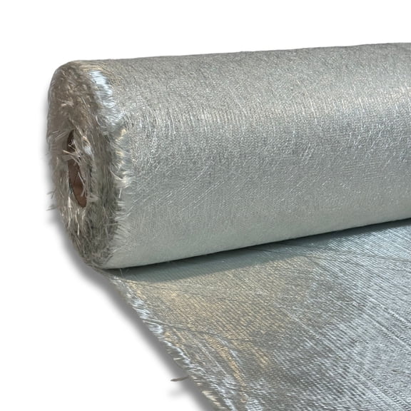 Boat Suppliers 1708 Biaxial Fiberglass DBM, 50 Inch Wide, 1 Yard Folded Pack, 45/45 Biax with Chopped Strand Mat