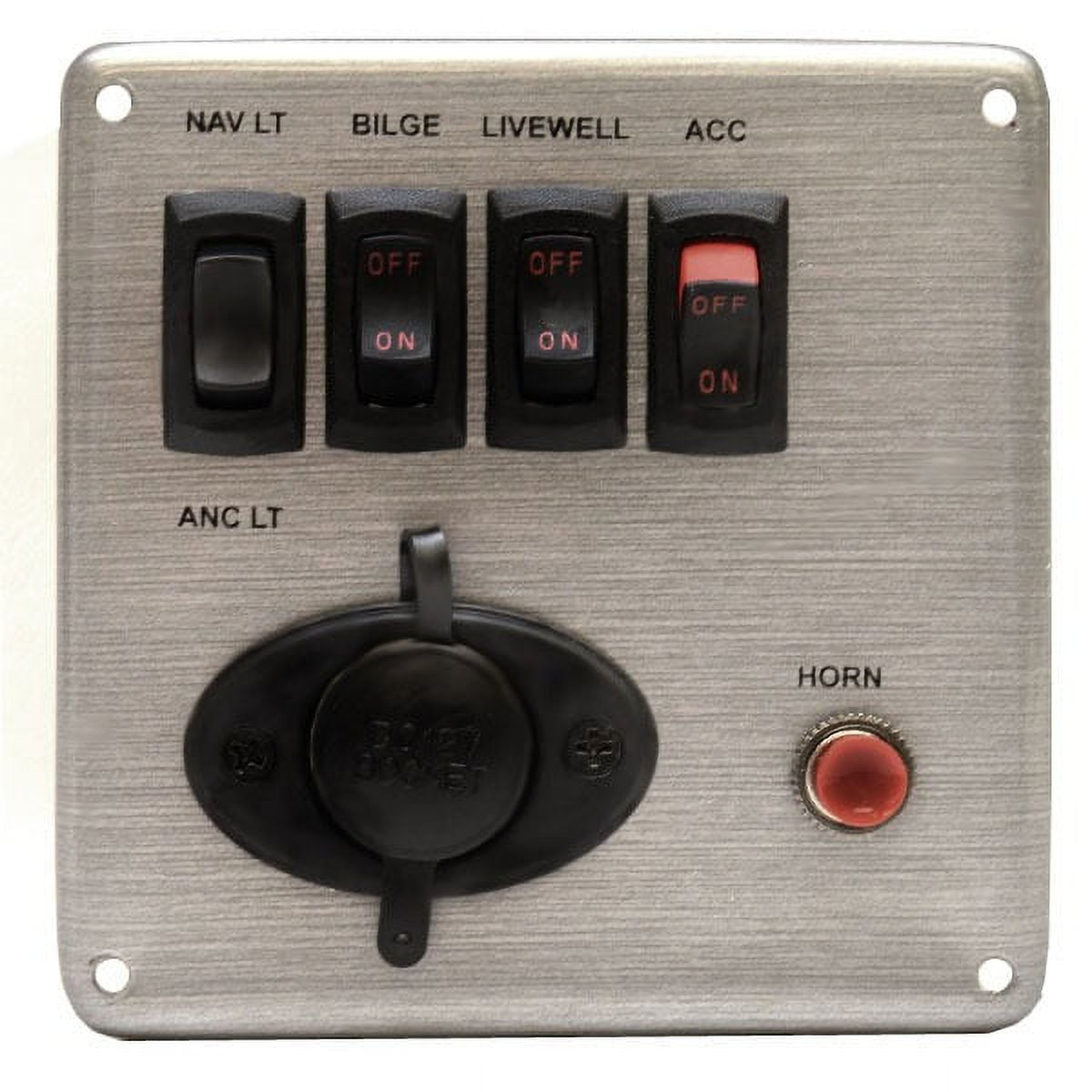 Boat Switch Panel Fishing Pontoon