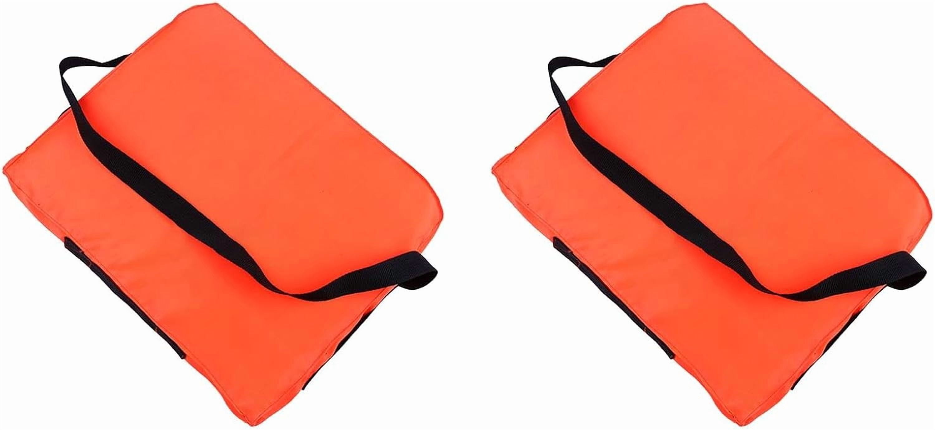 Boat Throw Cushion Nylon 46x36x6cm Throwable Flotation Cushion Swimming Safety Supplies for Fishermen Kayakers Water Sports Rescue Teams Lake Sailing Clubs Poolside Kayak Canoe Dock Area