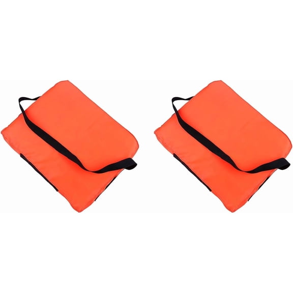 Boat Throw Cushion Nylon 46x36x6cm Throwable Flotation Cushion Swimming Safety Supplies for Fishermen Kayakers Water Sports Rescue Teams Lake Sailing Clubs Poolside Kayak Canoe Dock Area