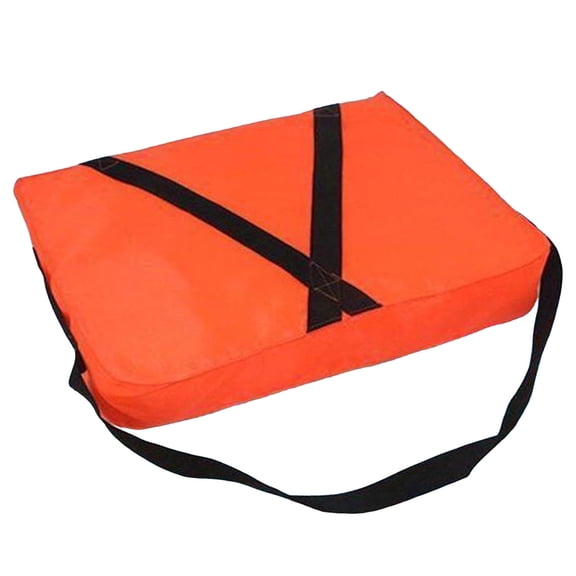 Boat Throwable Flotation Device 16x13in High Buoyancy Boat Throw Cushion With Strap Water Proof Throwable Flotation Device Durable EVA Foam Life Preserver for Boating, Kayaking and Water Safety