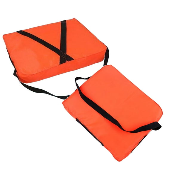 Boat Throwable Flotation Device, 17.71*14.17 Inch High Buoyancy Boat Throw Cushion with Strap Water Proof, Throwable Flotation Device for Boating, Swimming & Rescue Boat Throwable Flotation Device