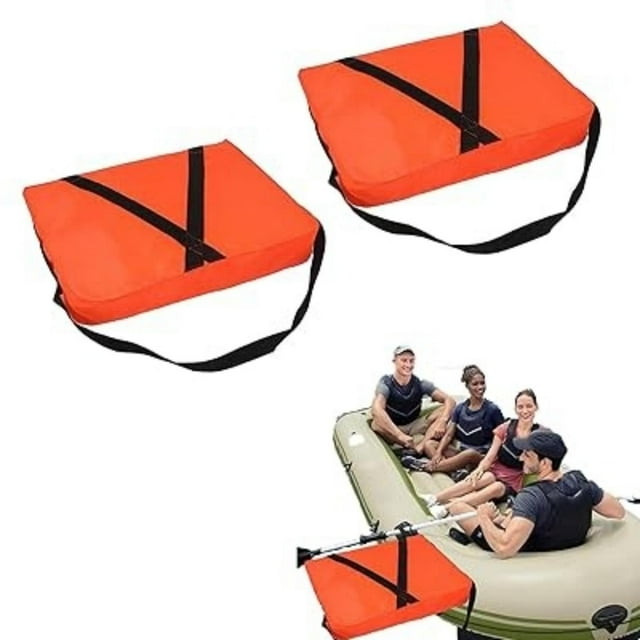 Kayak Cushion Type IV Boat Cushion USCG Approved Throwable Flotation Device - Red Flotation Cushions For Boats