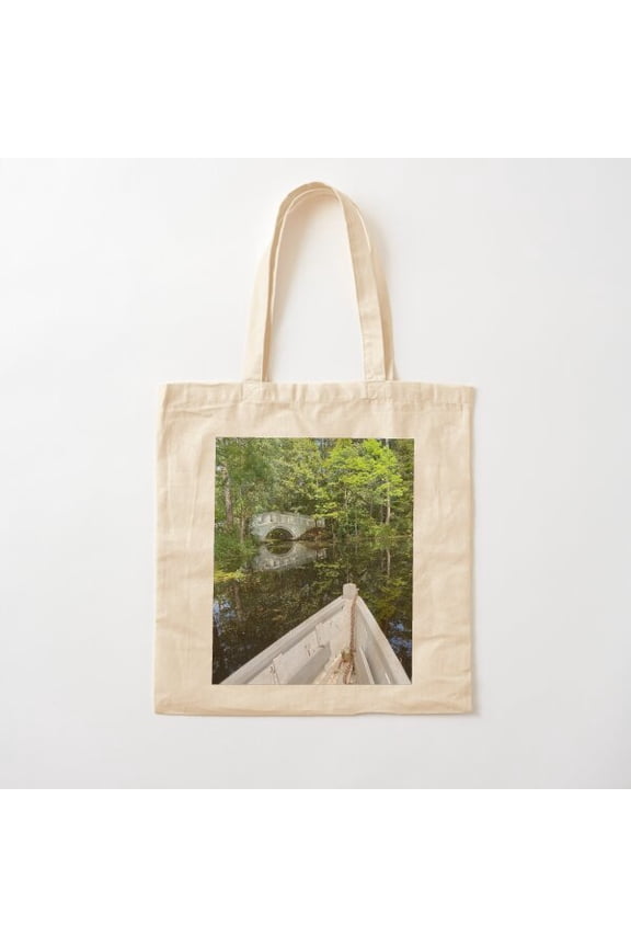 Boat Tour Canvas Tote Bags, Reusable Shopping Bag