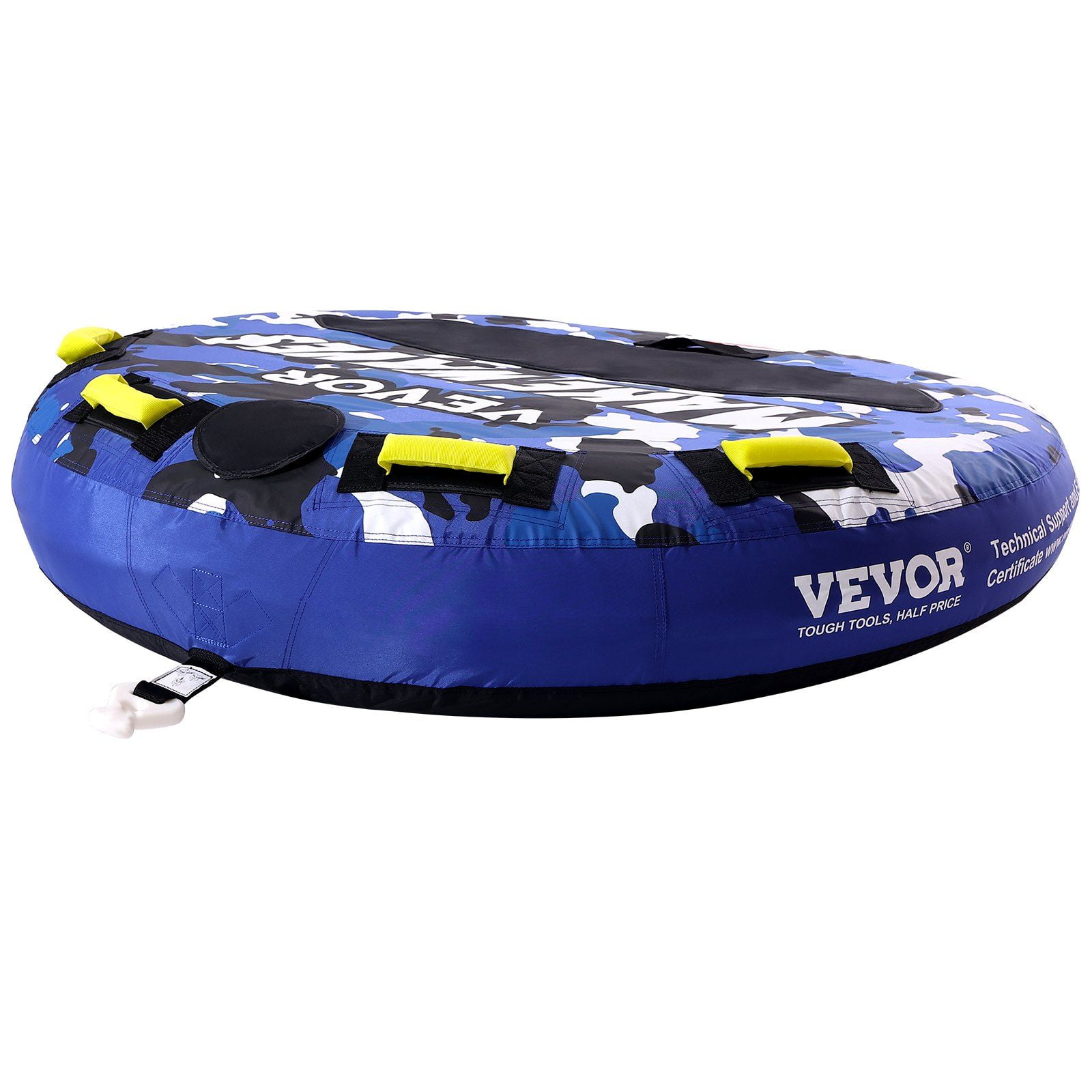 Boat Towable Tube, 340 lbs Max, 1-2 Person Inflatable Water Tube, 51.8 ...