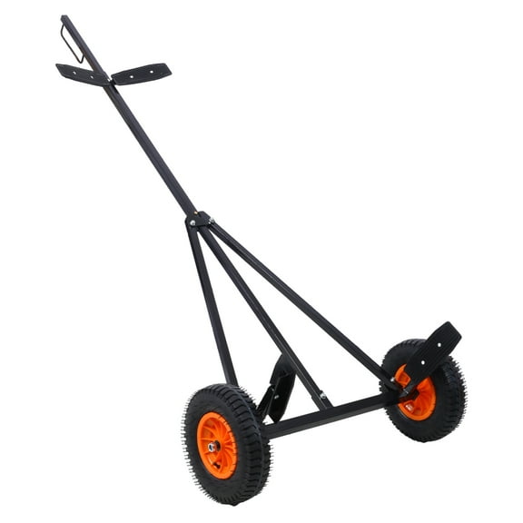 Boat Trailer Dolly, 420lbs Load Capacity, Carbon Steel Trailer Mover with 96''-116'' Adjustable Length, for Moving Kayak Motorboat Fishing Boat (420LBS)