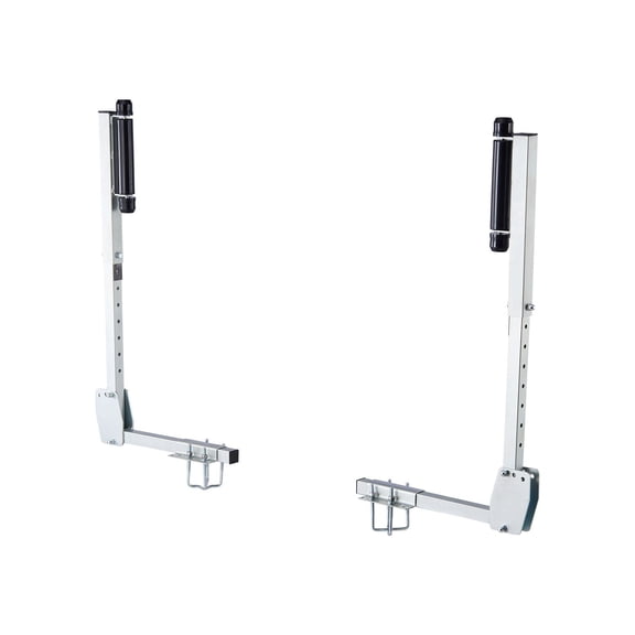 Boat Trailer Guide 27.6-41.3 Inch Adjustable Height Guide Ons with Rollers, 2 Pack Steel for Fishing Boat and Speedboat