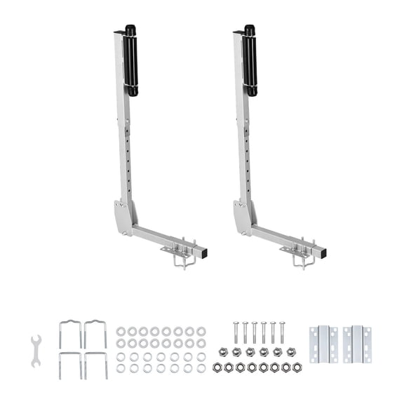 Boat Trailer Guides 27.6-41.3 in Height Adjustable Trailer Guide 2PCS Thickened High-Duty Trailer Guide-Ons with Smooth Roller Guidance for Over 16 in Larger Fishing Boats Runabout Boats