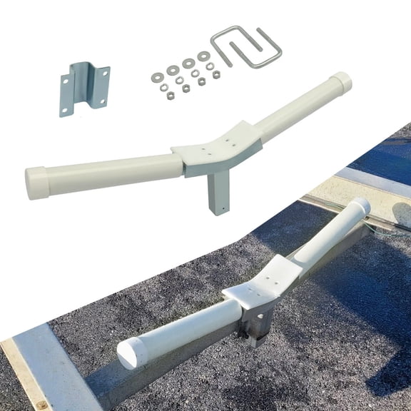 Boat Trailer V-Guide For 3" x 3" Bottom Cross Member Bow Rest Centering Support