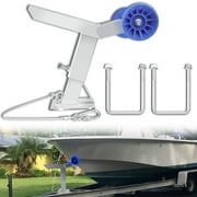 Boat Trailer Winch Post with Roller, Fits 3" W x 4" H Trailer Drawbar, Boat Trailer Winch Stand