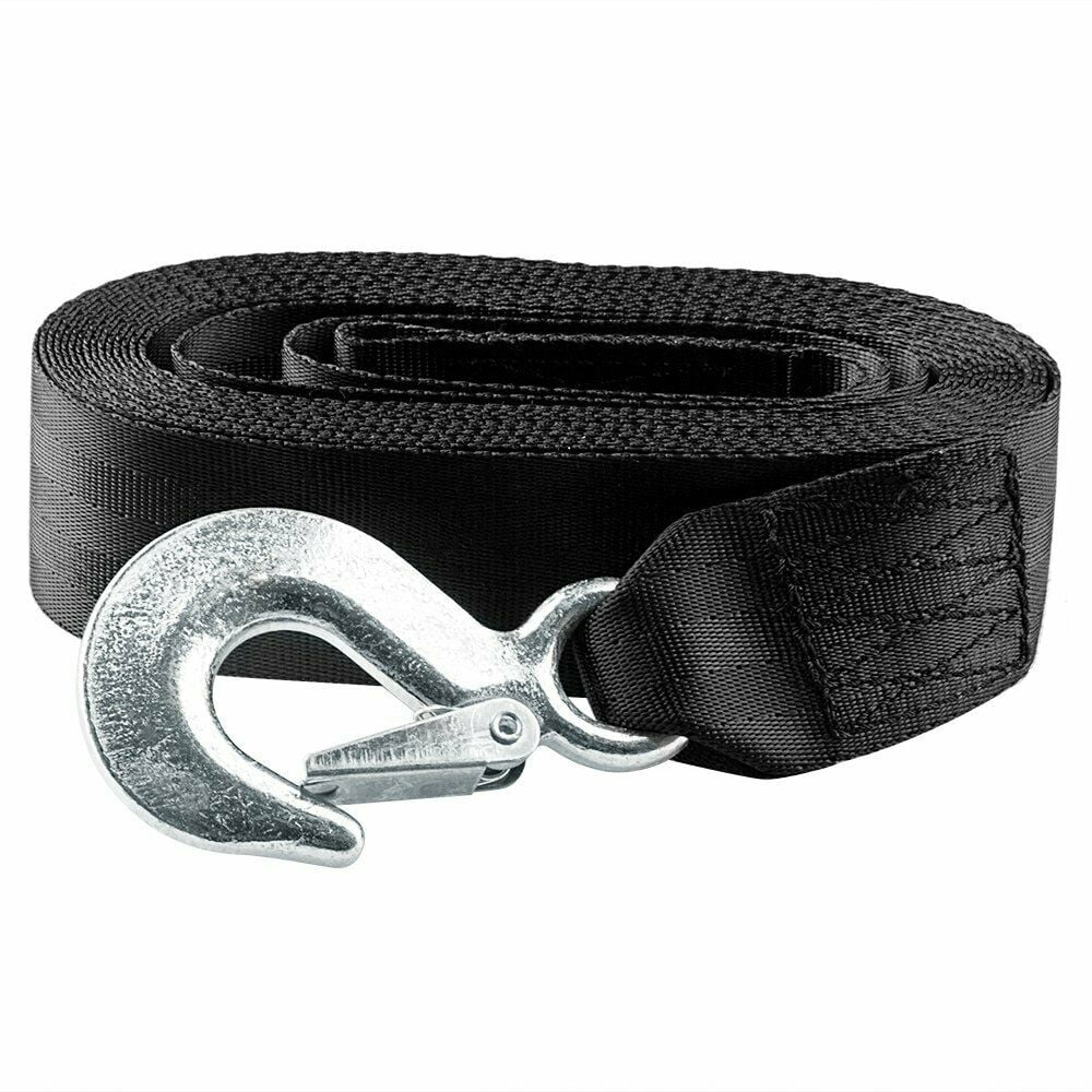 Boat Trailer Winch Strap Heavy Duty 2" x 20' Winch Strap with Hook