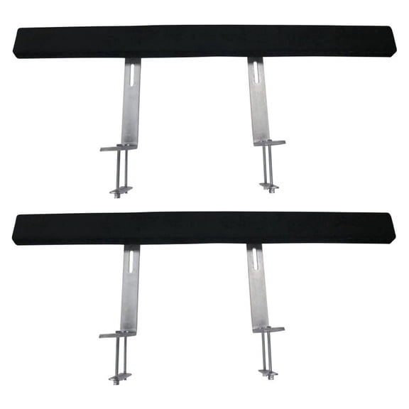 Boat Trailer -ons, 2 PCS Steel Trailer Guides, Adjustable Bunk Boards, Rustproof, Carpeted, for Ski, Fishing, Sailboat, Effortless Installation