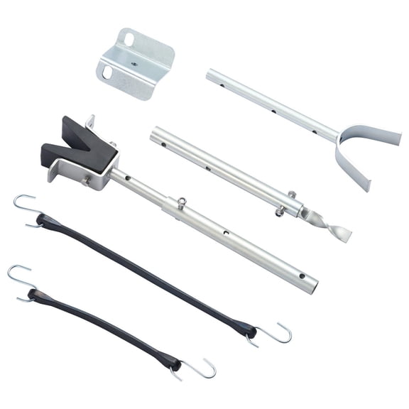 Boat Transom Saver Adjustable 23-59",Corrosion Resistant Outboard Motor Support for Up to 150 HP,Easy Install on Boat Trailers with Rollers