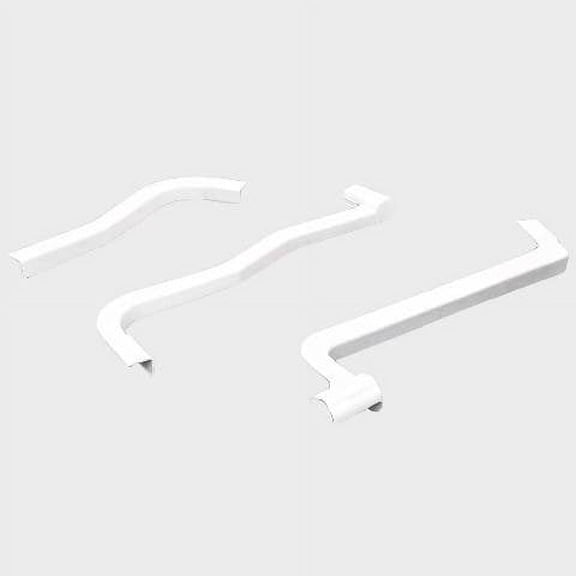 Boat Transom Trim 9893380 | White Plastic (Set of 3)