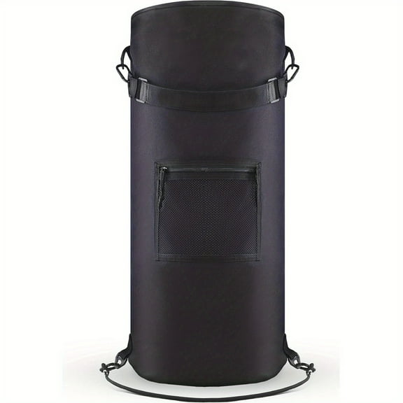 Boat Trash Can Foldable & Leak-Proof Marine Garbage Bag Holder, Odor-Free Design, Water-Resistant Oxford with Secure Straps, Fits 10-13 Gallon Bags for Boats, Fishing & Outdoor Trips