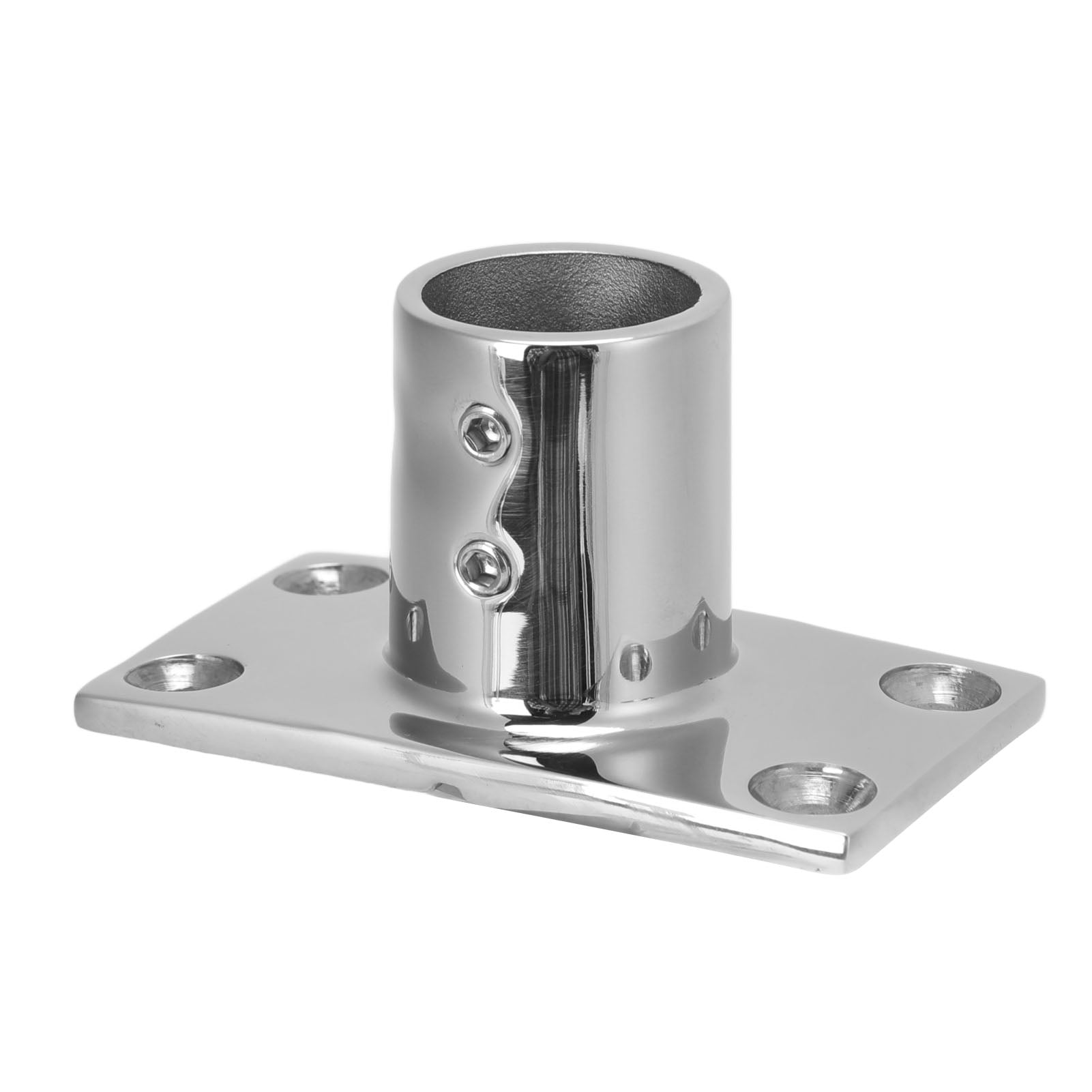 Boat Tube Base, 316 Stainless Steel Firm Fixing 90 1in Hand Rail