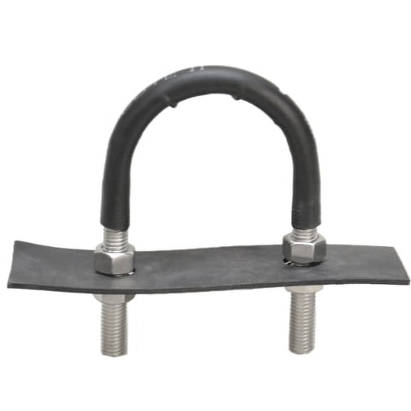 Boat U Bolt Cote | 1/2 x 2 1/2 x 5 1/4 Inch Rubber Coated Stainless