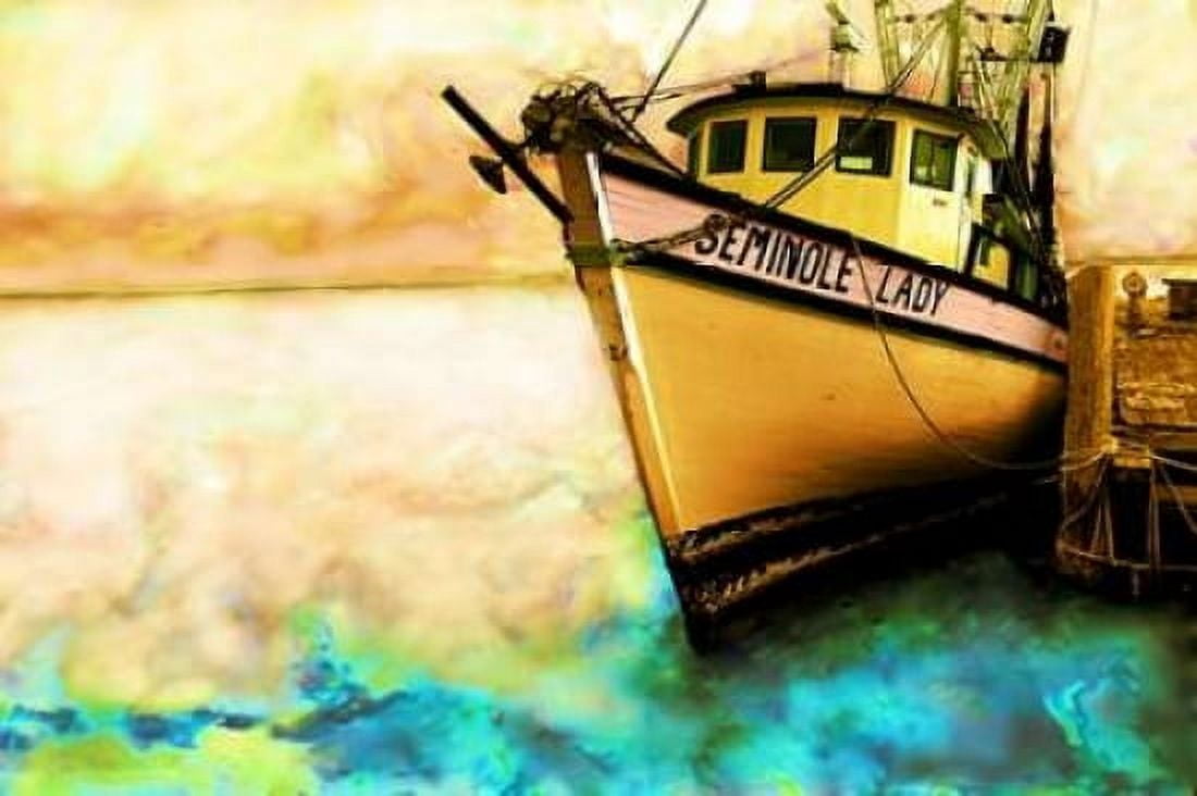 Boat V Canvas Art - Ynon Mabat (12 x 18)