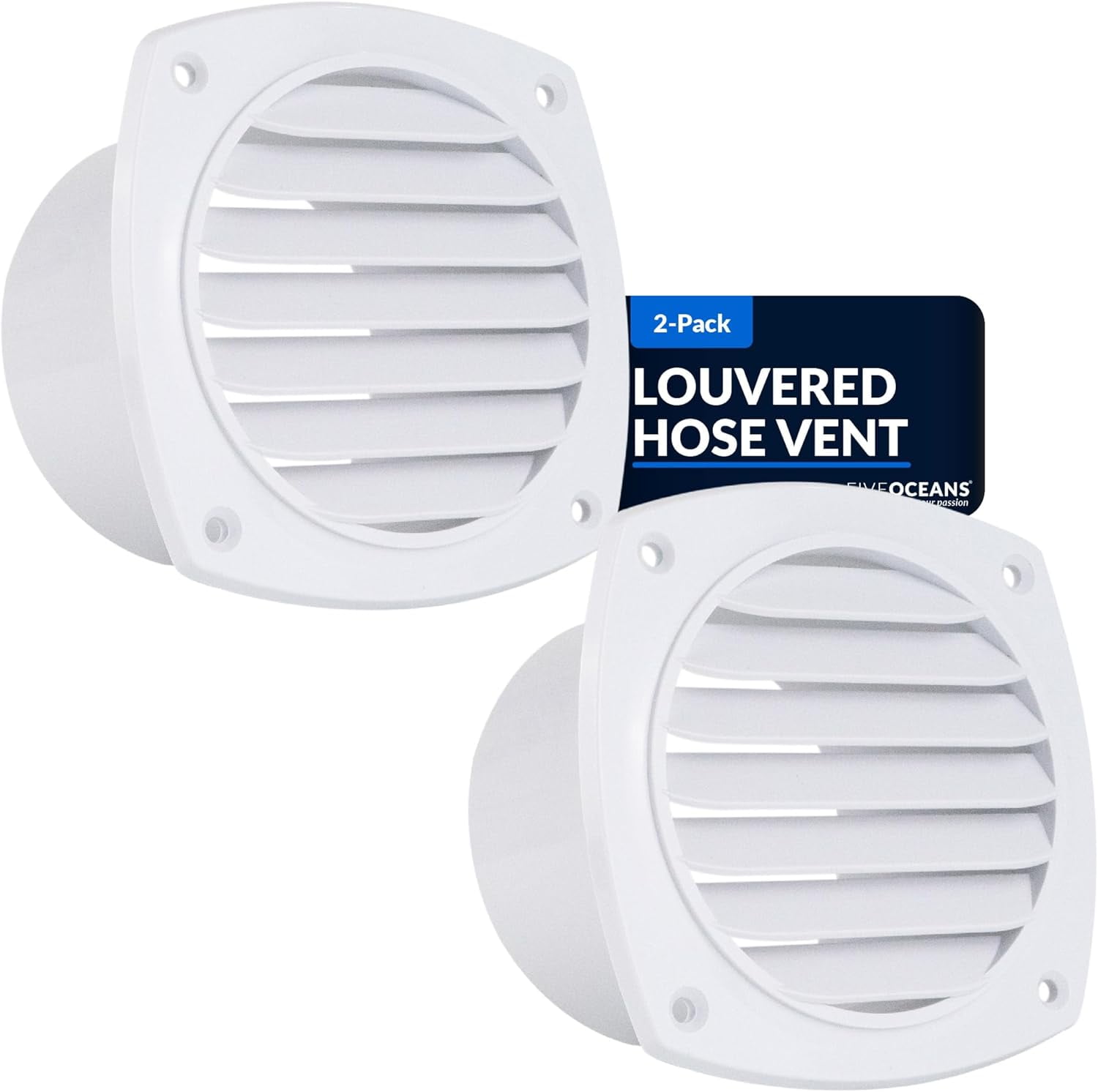 Boat Vent lotted Louvered Hose Vent, Boat Cover Vent Air Hose Thru