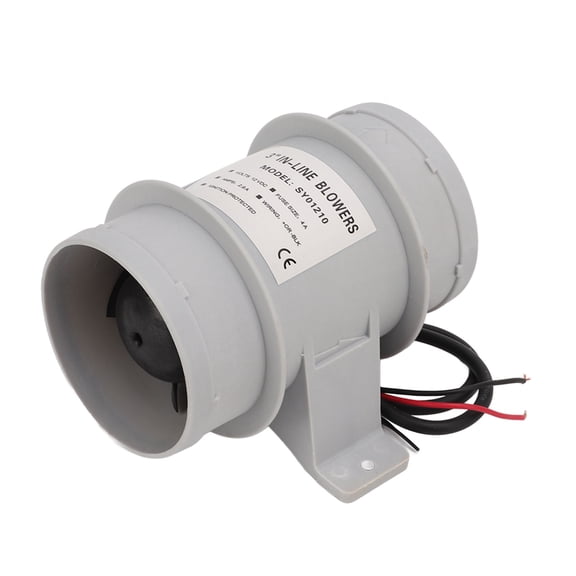 Boat Ventilator Fan, Long Service Life Marine Inline Blower For Efficient Air Circulation, Durable Construction Ensures Quiet Operation In Any Flat Surface Installation