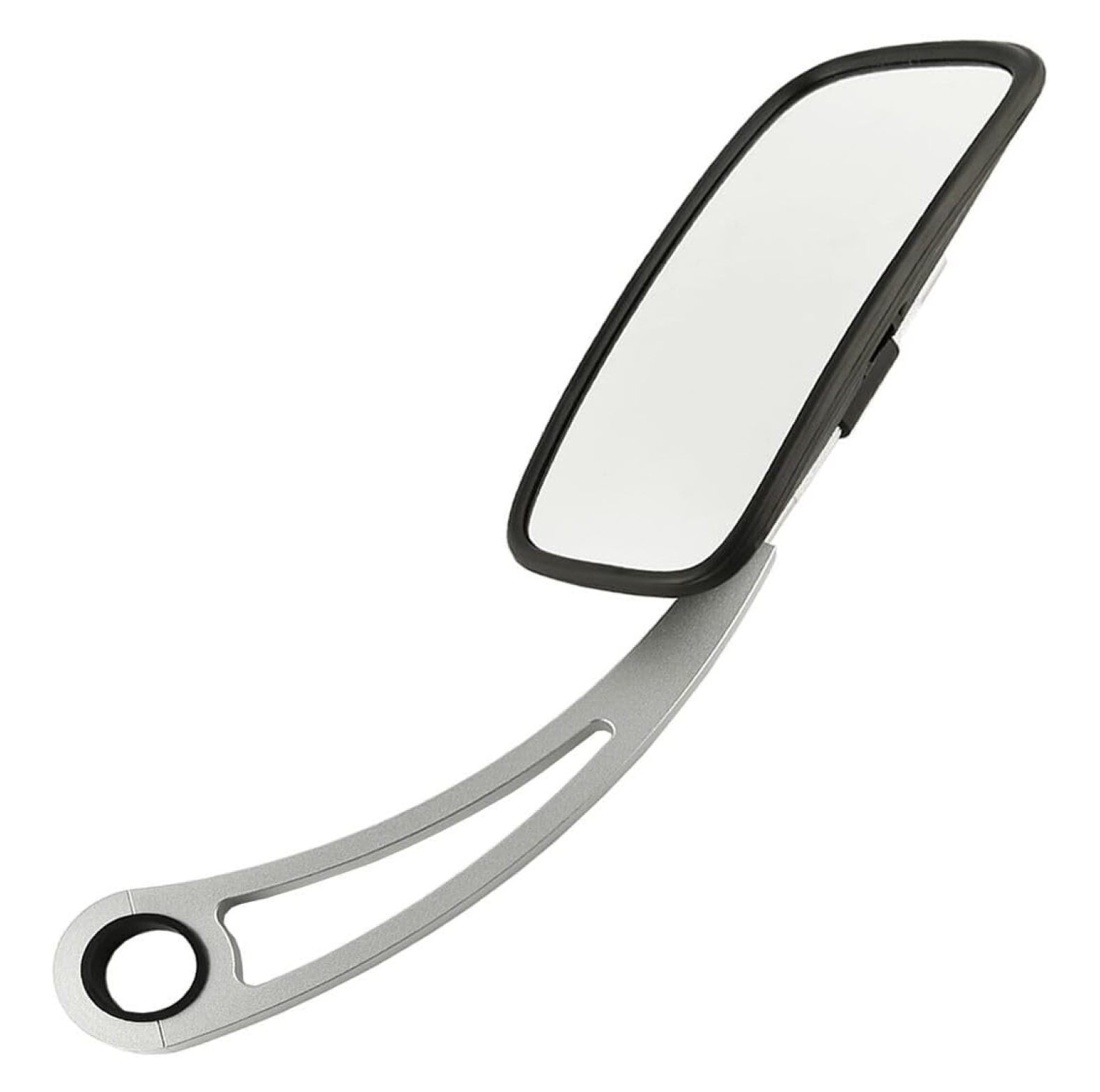 Boat Wakeboard Tower Mirror Convex Water Ski Rearview Mount Arm Silver