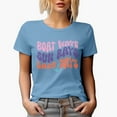 thumbnail image 1 of Boat Wave, Sun Rays, Lake Days, Wavy Text Art Merch Gift, Baby Blue T-Shirt, 2XL, 1 of 1