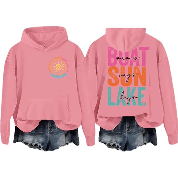 Boat Waves Sun Rays Lake Days Hoodie Boat Waves Sun Rays Lake Days Sweatshirt Unisex