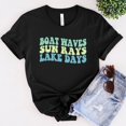 Boat Waves Sun Rays Lake Days,Lake Days Shirt,Summer Shirt,Lake Shirt